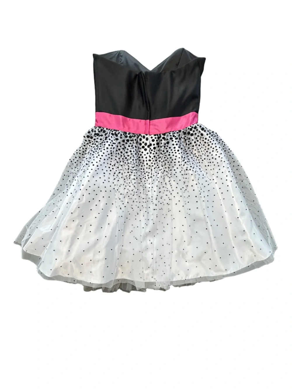 VTG Y2K Jessica McClintock Gunne Sax strapless tulle prom cupcake dress NWT 5 - Picture 5 of 12